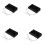 4X Spring Clip Black 4 X 1.5V D Size Battery Batteries Holder Case 1
