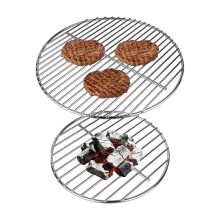 13.5"Cooking Grate&10.5" Charcoal Grate Kit,Grill Grates Fit for  14'' Smokey Joe Silver&Gold Tuck-N-Carry Charcoal