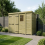 9 x 5 Pent Shed Tanalised (Double Door, With Windows) 1