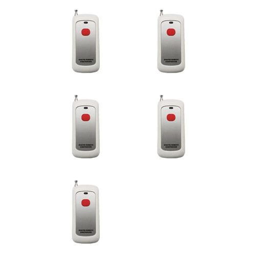 5X 433MHz Wireless Remote Control Learning Code EV1527 Module with Antenna Single Button Control 1000M Long Range Opener