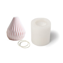 Silikone lysform pære 89x75 mm