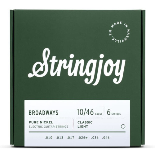 Stringjoy BR1046 Elguitarstrenge Broadways 10-46