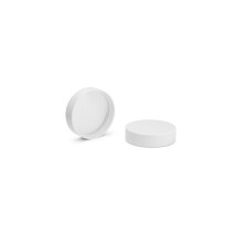 Hvid plastiklåg til 60 ml glas 51/R3