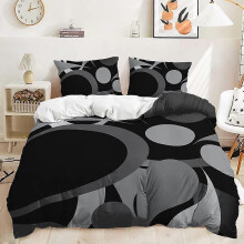 (King220x240cm) 3 Piece Bedding Set, 3D Printed Duvet Cover, Creativity, 2 Pillowcases, Hidden Zipper, Microfiber Sports Duvet Cover