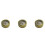 3pcs 26mm Copper Condenser Microphone Cartridge Capsule Replacements Large Diaphragm Microphone 1