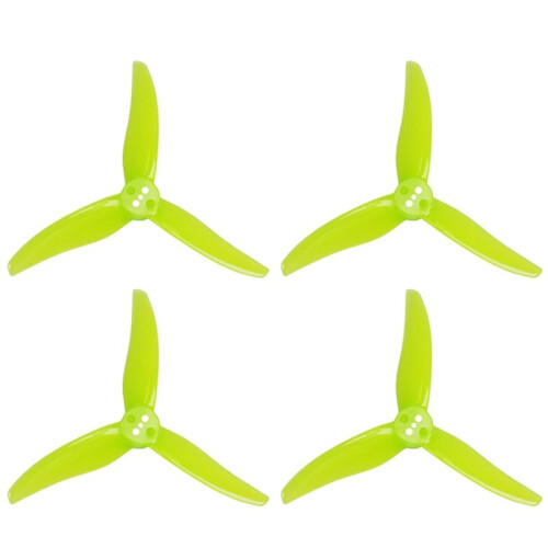 6 Pares 3525-3 Hélice de PC de 3 Pás de 1,5 mm com Três Furos para Motor de 1806-2004 para Drones FPV Freestyle de 3,5 Polegadas Toothpick B 1
