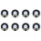 8pcs 36mm 16 Ohm 1W Aluminum Housing Internal Magnet Speaker 1