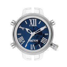 WATXANDCO RWA4568 rannekello. Laatikko, sininen. Naisten.