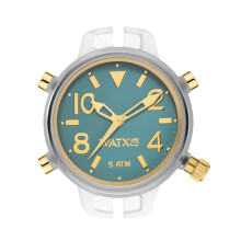 WATXANDCO RWA3022 rannekello. Laatikko, Vihreä. Naisten.