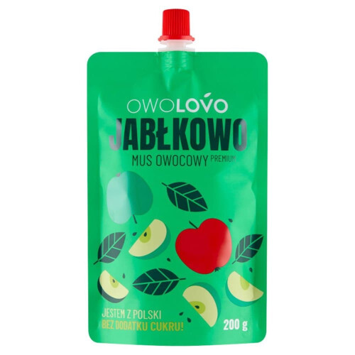 OWOLOVO Æblefrugtpuré 200 g