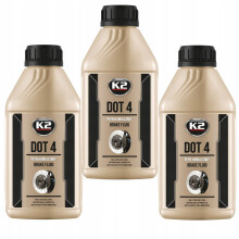 3x DOT-4 bremsevæske, 500ml pakke - Syntetisk bremsevæske K2BF