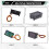 3X  0-99.9V Display 3 Wire LED Digital Panel Volt Voltmetro Voltmetro Auto Motor - VERDE 8