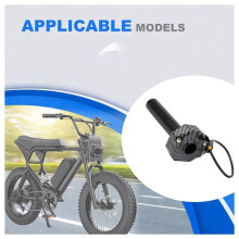 Acceleratore A Manopola Completa per Ebike Lectric XP4, Macfox X1, HappyRun e Freego.