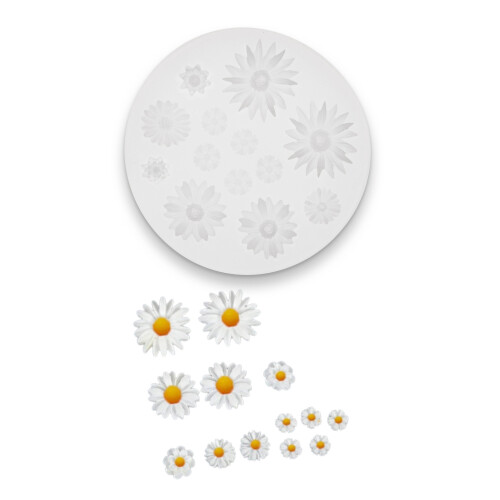 Silikoneform - blomster RS1-611