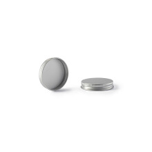 Elegant aluminiumshætte 58/R3 til 120 ml sølvkrukker