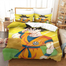 (King220x240cm) Duvet Cover Set Goku Anime Department D Printed Duvet Cover for Decro Bedding, Ultra Soft Microfiber Quilt Cover King (