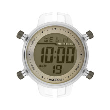 WATXANDCO RWA1075 -rannekello. Laatikko, harmaa. Unisex.