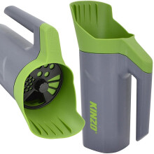 Handheld Seed and Salt Spreader 1L Capacity Adjustable Dispenser for Garden Fertiliser