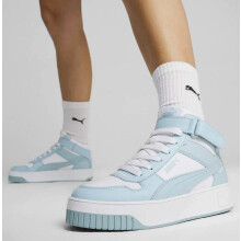 Puma Carina Street Mid Damesko Str. 39 Hvide høje lædersneakers