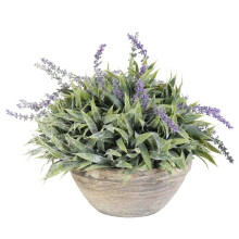 Lavendel i en antik lerkrukke 35 cm - Provence Style Dekoration