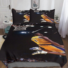 (Double200x200cm) Kobe Duvet Covers D Legendary Duvet Cover No and No, Zipper Closure Soft Bedding Set for Kids Teens Boys, King Pieces 135*200 CM