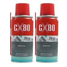 CX80 TARRANPOISTAJA Nestesuihke tarrojen ja liimanpoistoaineen poistamiseen 150 ml x 2