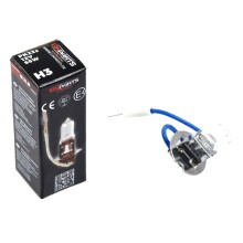 EinParts Halogenpære H3 12V 3000K Gul 55W PK22s, 1 stk.