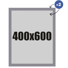 Magnetisk omvendt ramme 400x600 mm - sølv
