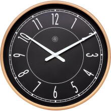 NEXTIME 7331. SEINÄKELLO, Musta. Unisex.