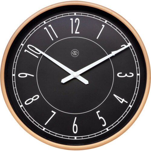 NEXTIME 7331. SEINÄKELLO, Musta. Unisex.