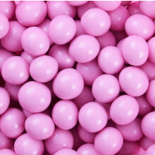 Suklaapallot VAALEANPUNAINEN 15mm/100g helmiäisströsseleitä