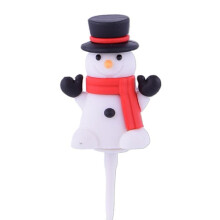 PVC juledekorationstopper snemand
