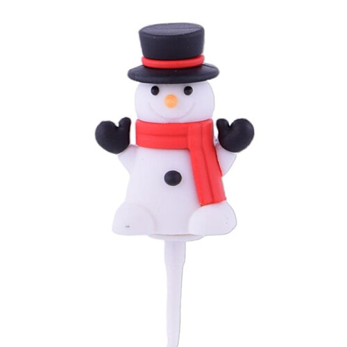 PVC juledekorationstopper snemand