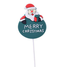 Topper juledekoration PVC Glædelig jul Julemanden
