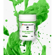 Gel frugtfarve Mintgrøn 35g