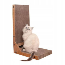 ECARLA kradsebold til katte i pap med bold, 40x26x60cm, KAT11