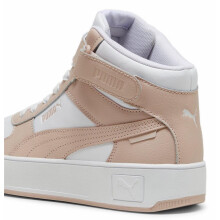 Puma Carina Street Mid Damesko Størrelse 38 Hvide høje lædersneakers