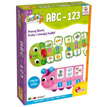 LISCIANI ABC - 123 Lær bogstaver, tal, udvikl logik 2 bræt 49 kort