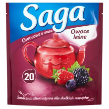 Saga Frugtte med skovfrugtsmag 34 g (20 poser)