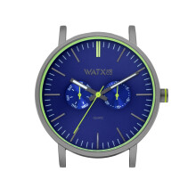 WATXANDCO WXCA2727 -kello. Laatikko, sininen. Unisex.