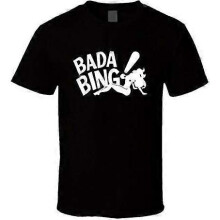 (M) Bada Bing Sopranos Strip Club Tv Show Fan T Shirt Black