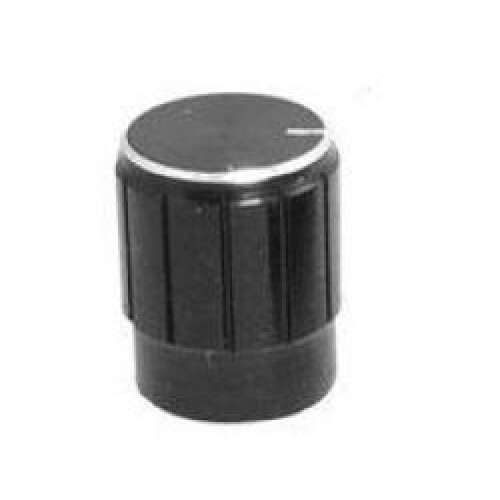 KNOP 15MM/ALU GCL15 SORT
