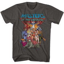(M) Masters of The Universe TV Series The Whole Group Gang Cotton Casual T-Shirt