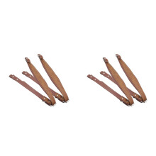 4x Correa de Cuero para Acordeón Impermeable Ajustable 16 Bass-120 Bass Acordeón Correa de Hombro Universal (Marrón)