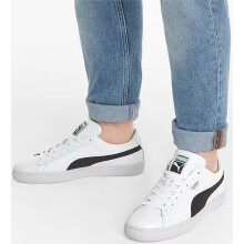 Puma Basket Classic XXI Damesportssko 36 Hvide lædersneakers