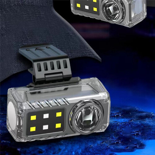 Led Headlamp Motion Sensor Camping Fishing Lantern Usb Rechargeable Light with Magnet Warning Lamp 1