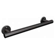Lige bruserholder 37 cm sort