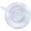 5X Household Wardrobe White Plastic 7cm Dia Suction Cup Single Hook Wall Hangers 2