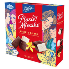E. Wedel Ptasie vaniljamaito tummassa suklaassa 340 g