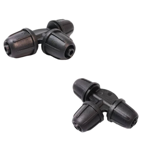 Lynkoblingsslange-T-stykke 4 mm bundforbindelse